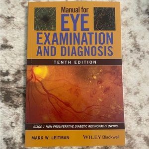 Manual for Eye Examination and Diagnosis Book